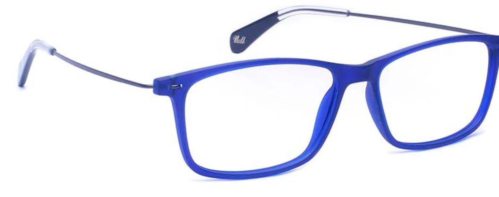 Armazón de receta Vulk Foloh MBLU-GUN OPTICS *, armazón de g-flex con bisagra integrada, patilla de monel con terminal de acetato laminado hecho a mano