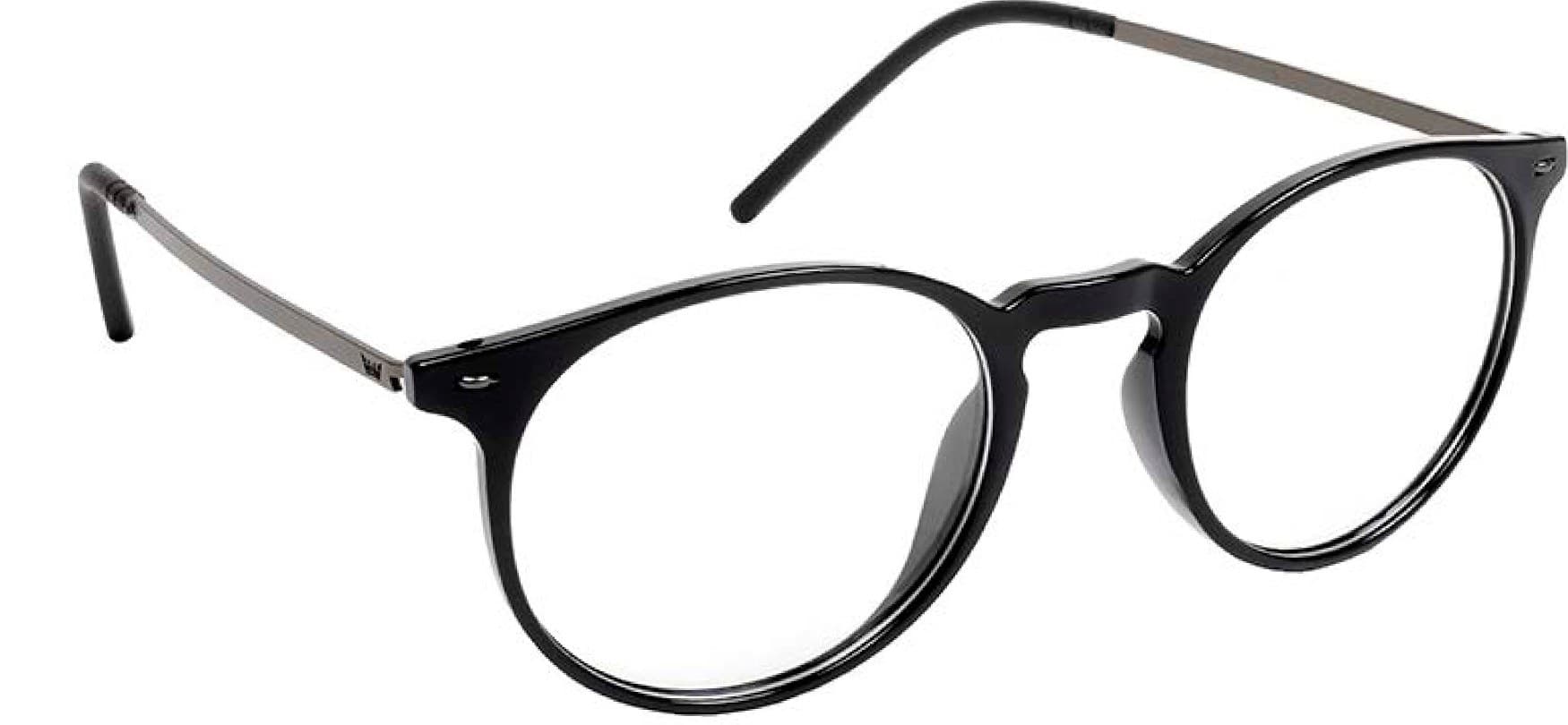 Armazón de receta Vulk Clems SBLK-GUN OPTICS *, armazón de g-flex | bisagra integrada. patilla de acero inoxidable con terminal de goma ajustable