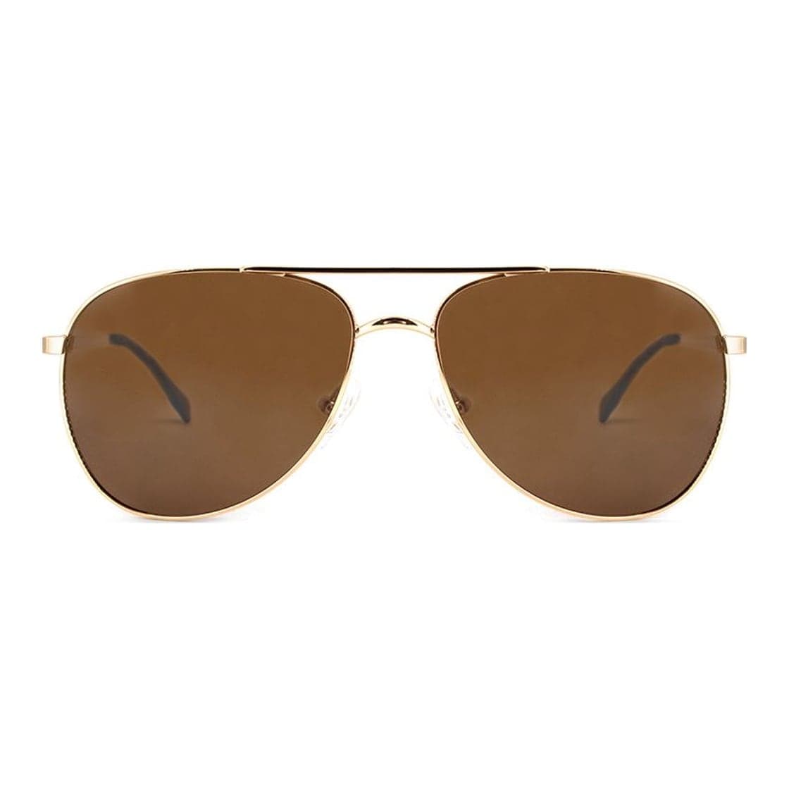 Anteojos de sol Rusty Vrast C4 P (BCT), armazón de metal, patillas de metal con terminales de acetato hechas a mano