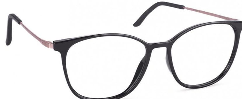 Armazón de receta Rusty Opposit SBLK-068 OPTICAL *, armazón de g-flex, patillas de metal con terminales de acetato hechas a mano