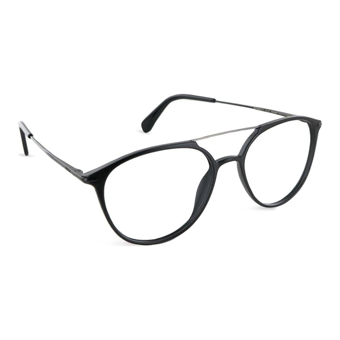 Armazón de receta Vulk Bennie 53 MBLK-GUN OPTICS *, armazón de g-flex, barra metálica, patillas de metal con sistema flex y terminales de goma, foto 2