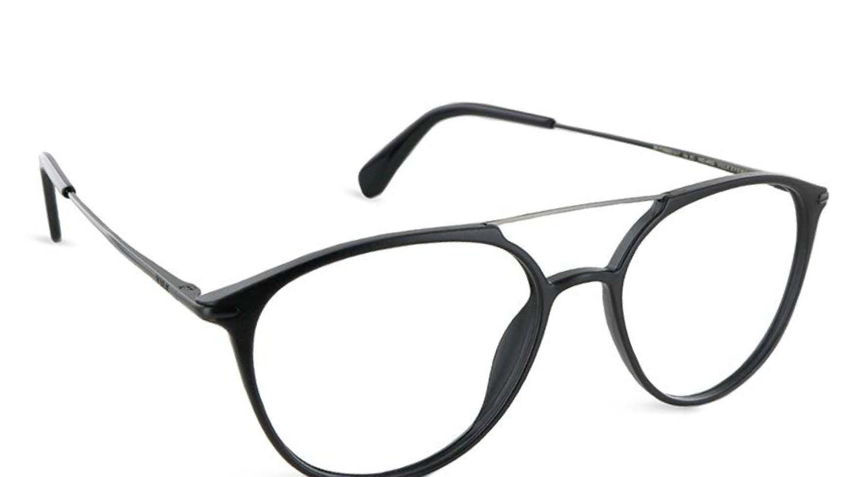 Armazón de receta Vulk Bennie 53 MBLK-GUN OPTICS *, armazón de g-flex, barra metálica, patillas de metal con sistema flex y terminales de goma