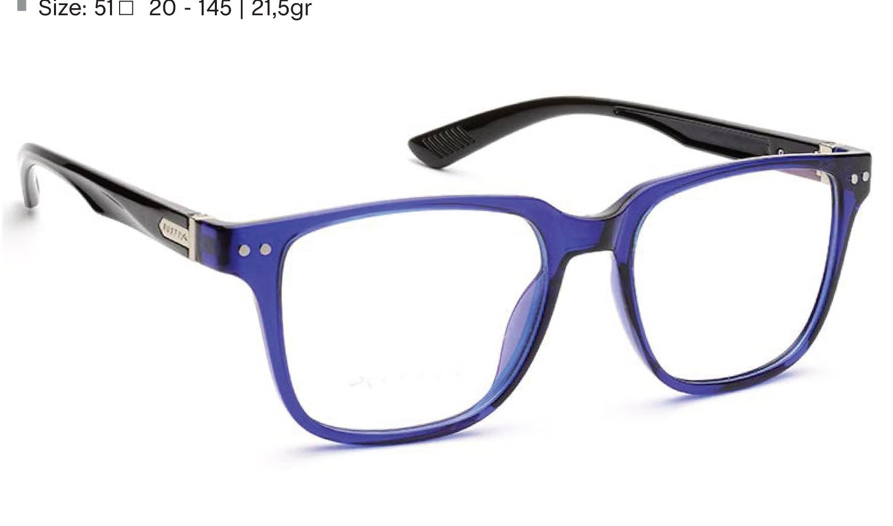 Armazón de receta Rusty Zinz 0096-SBLK OPTICAL *, armazón de g-flex con patillas flexibles
