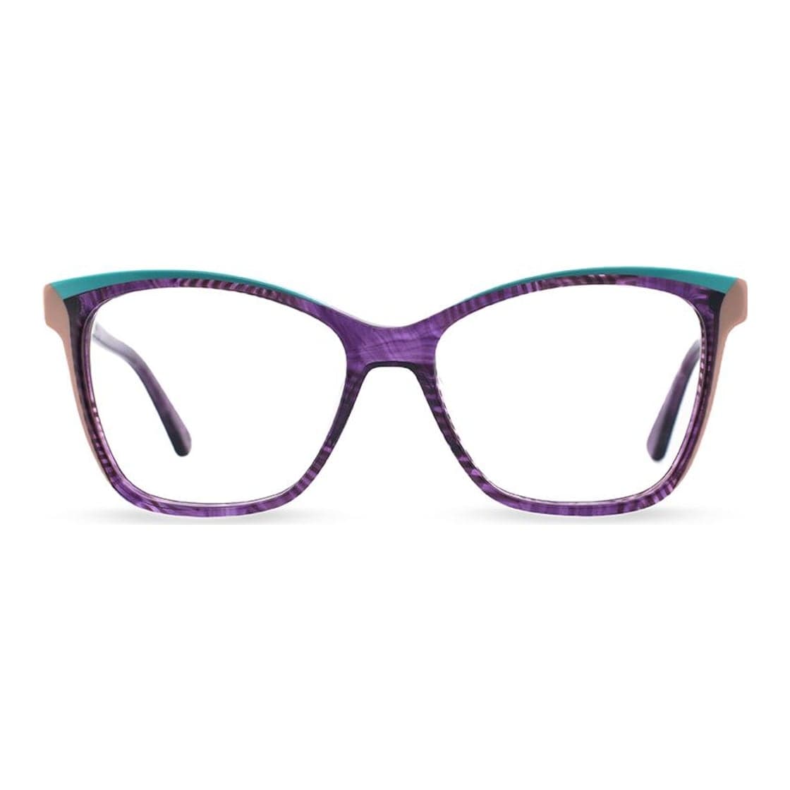 Armazón de receta Rusty Mosse C3 B CUT, armazón de acetato laminado hecho a mano