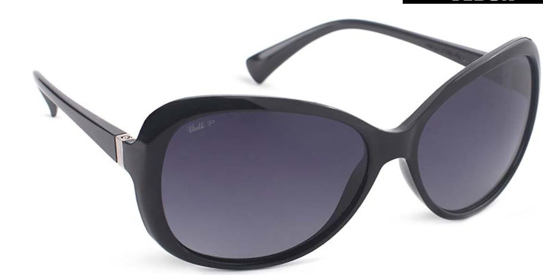 Anteojos de sol Vulk Vedon SBLK/SG91 POL *, armazón de g-flex con sistema de bisagras flexo