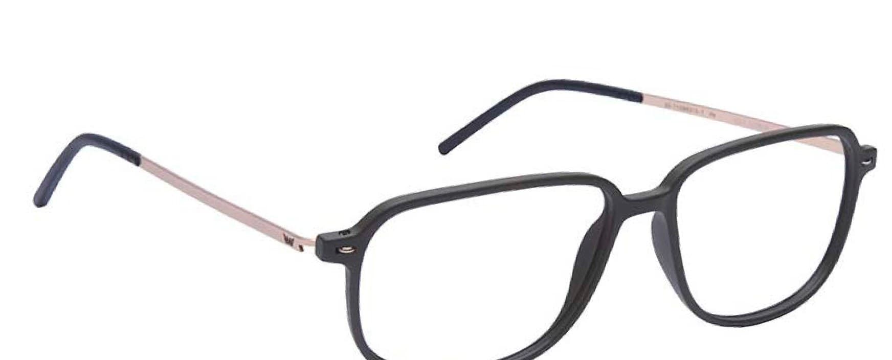 Armazón de receta Vulk Caus OLIVE GREEN-MATT GOLD OPTICS, armazón de g-flex | bisagra integrada patilla de acero inoxidable con terminal de goma ajustable