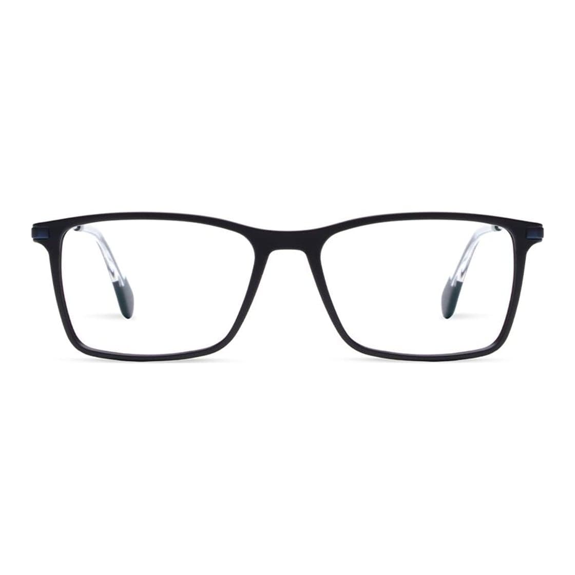 Armazón de receta Vulk Vround MBLK-O.BLUE OPTICS *, armazón de g-flex con bisagra integrada, patilla de monel con terminal de acetato laminado hecho a mano
