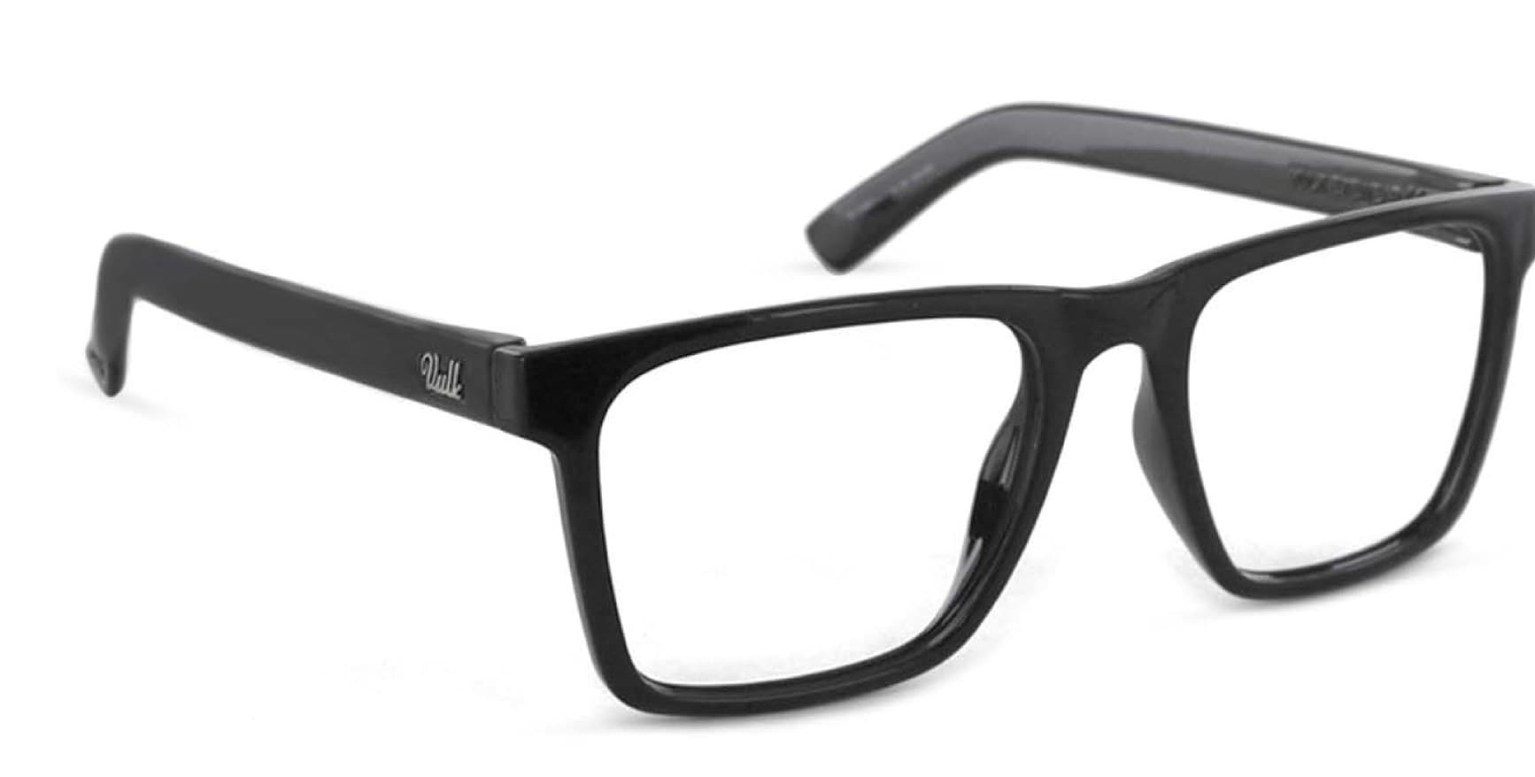 Armazón de receta Vulk Reporter* SBLK OPTICS *, armazón de g-flex, sistema de bisagras flexo