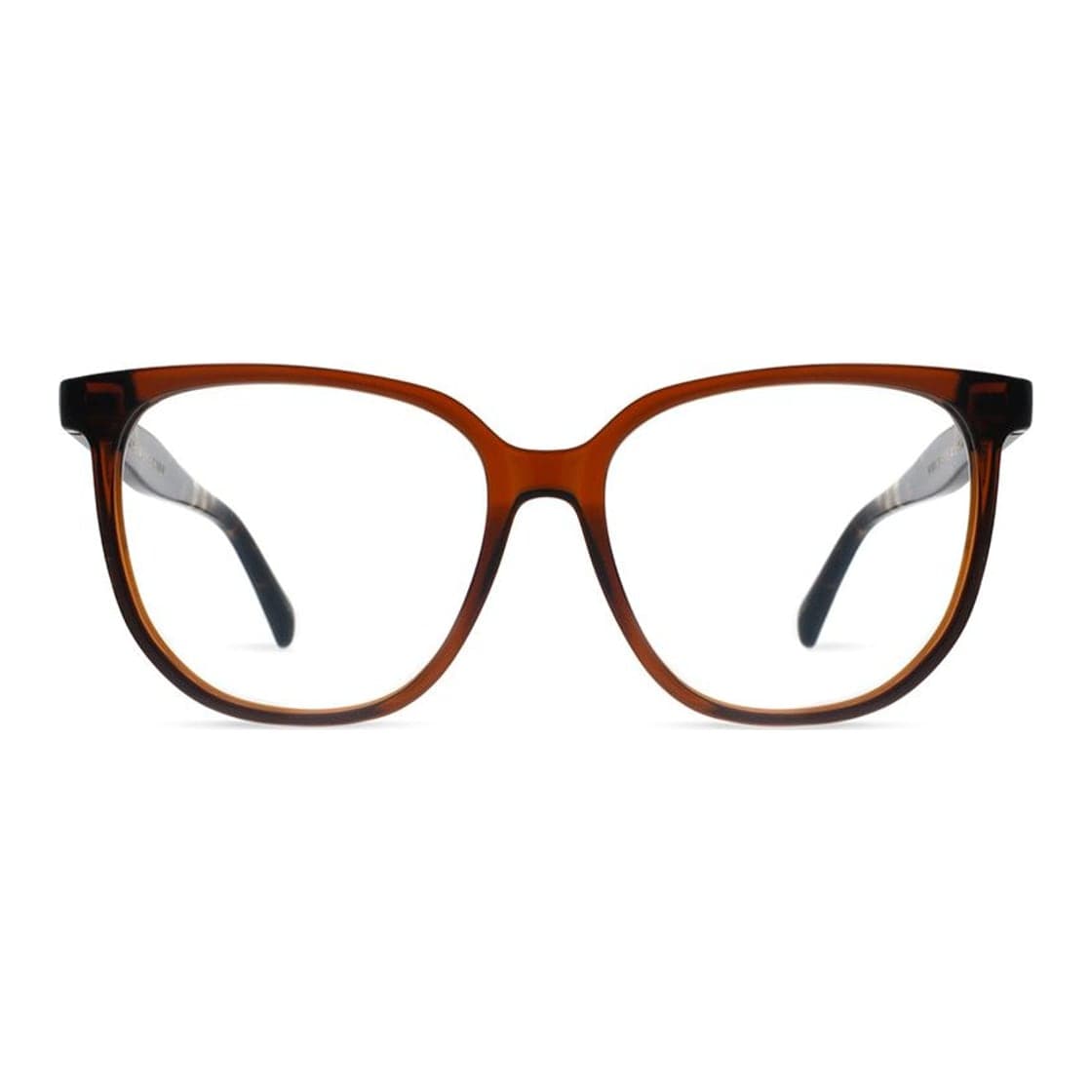 Armazón de receta Vulk Vartis CL BROWN B.CUT, armazón de g-flex, patillas de acetato, bisagra de acero inoxidable