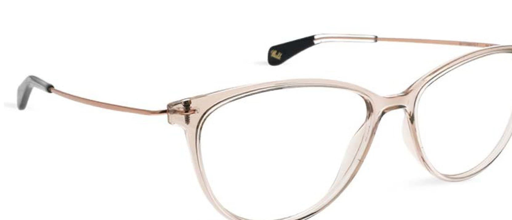 Armazón de receta Vulk Yordu L.PINK-068 OPTICS *, armazón de g-flex con bisagra integrada, patilla de monel con terminal de acetato laminado hecho a mano