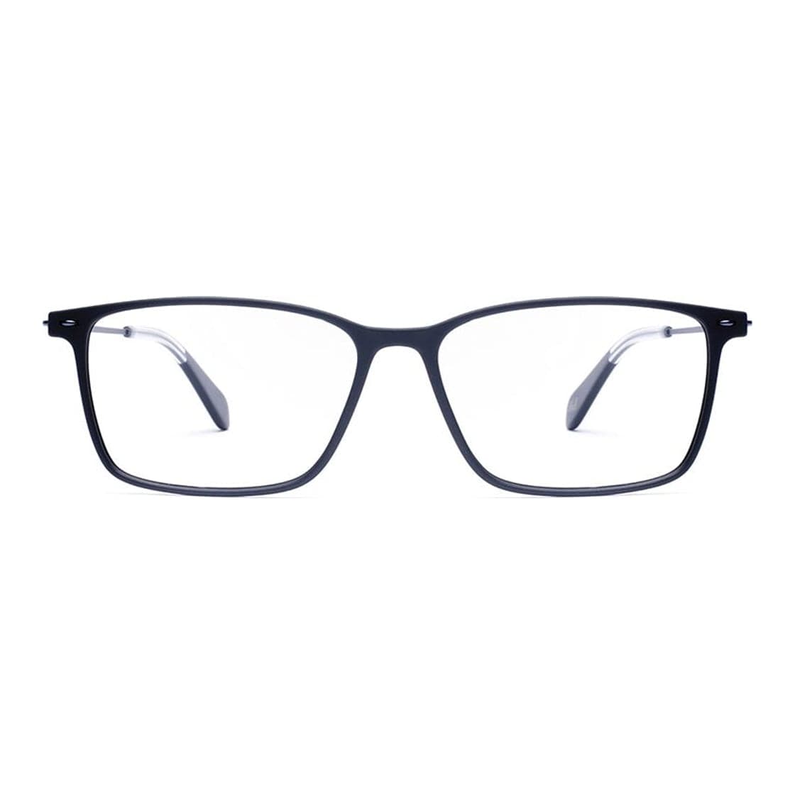 Armazón de receta Vulk Dess MBLK-MATT BLUE OPTICS *, armazón de g-flex, patillas de monel con terminal de acetato laminado hecho a mano
