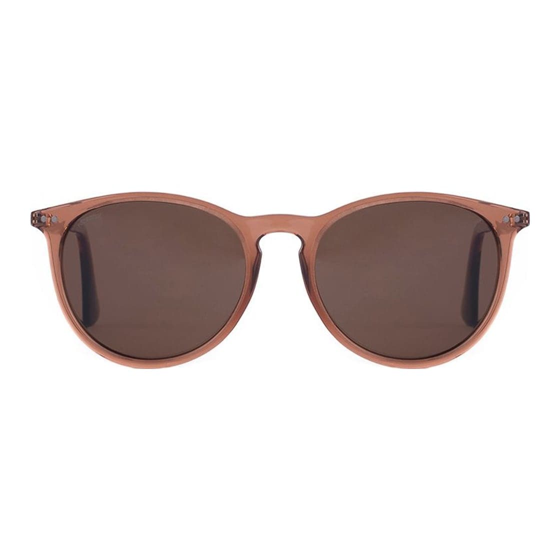 Anteojos de sol Rusty Zion L.ORANGE-M.GOLD/UB14 POLARIZED *, armazón de g-flex con patillas de metal y terminales de acetato hechas a mano