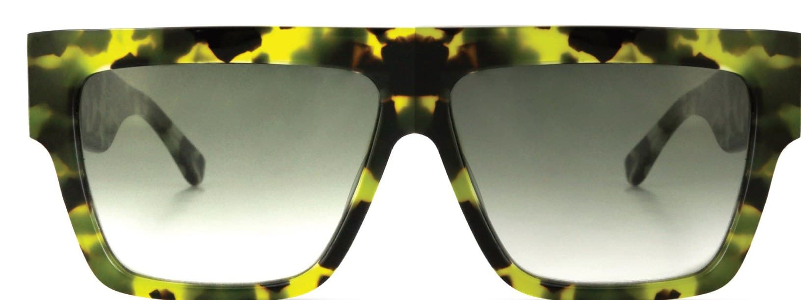 Anteojos de sol Vulk Moonlight GREEN DEMI/D.GREEN, armazón de acetato biodegradable con bisagras de acero inoxidable