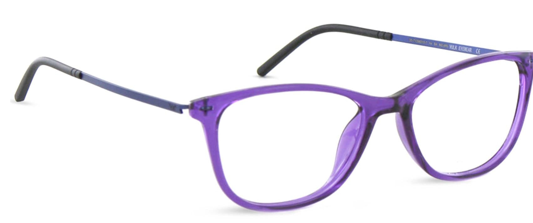 Armazón de receta Vulk Destry SVIO-BLUE OPTICS *, armazón de g-flex con bisagra integrada, patilla de acero inoxidable con terminal de goma ajustable