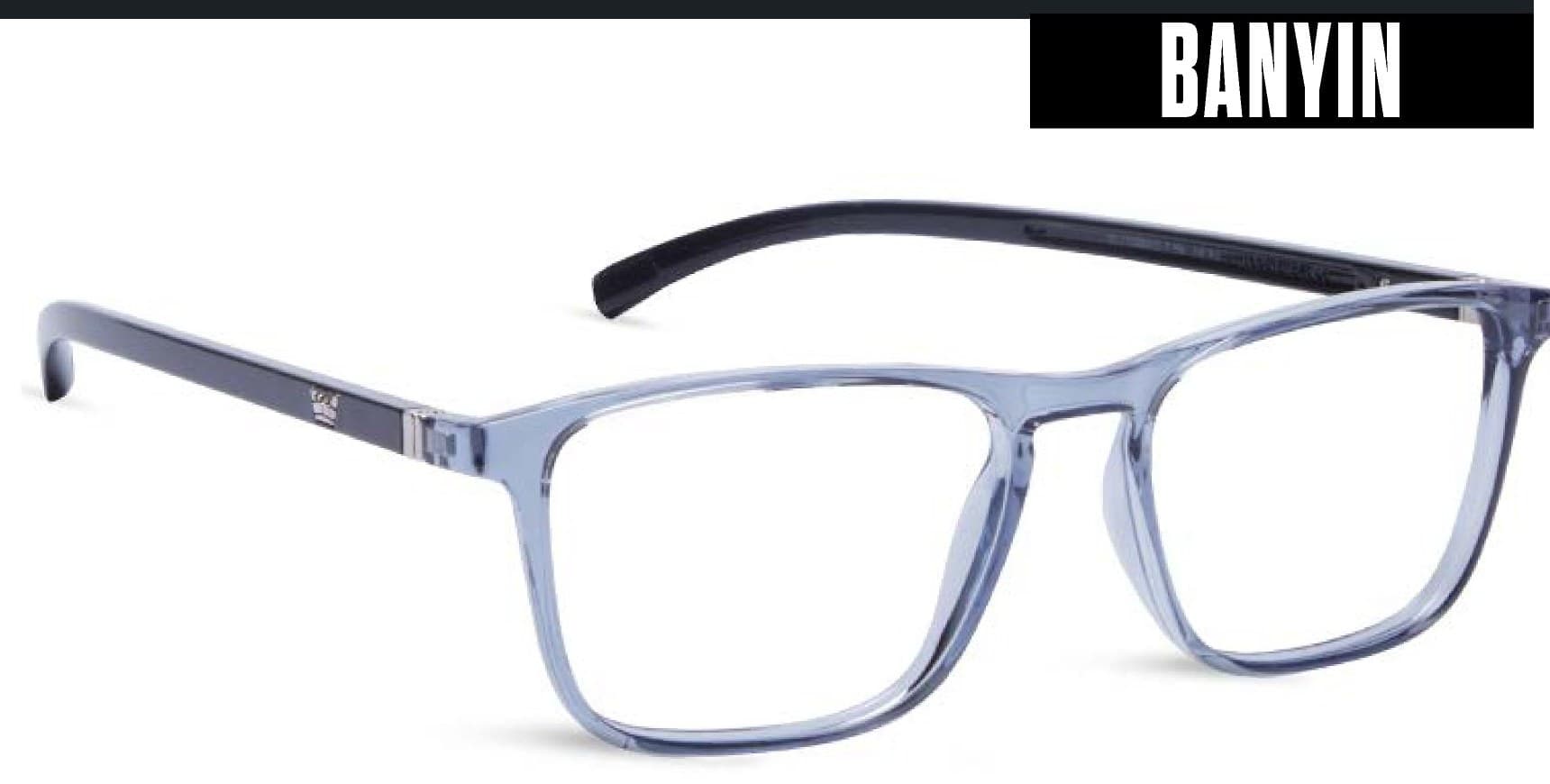 Armazón de receta Vulk Banyin LIGHT S.BLUE-SBLK OPTICS *, armazón de g-flex, sistema de bisagras flexo