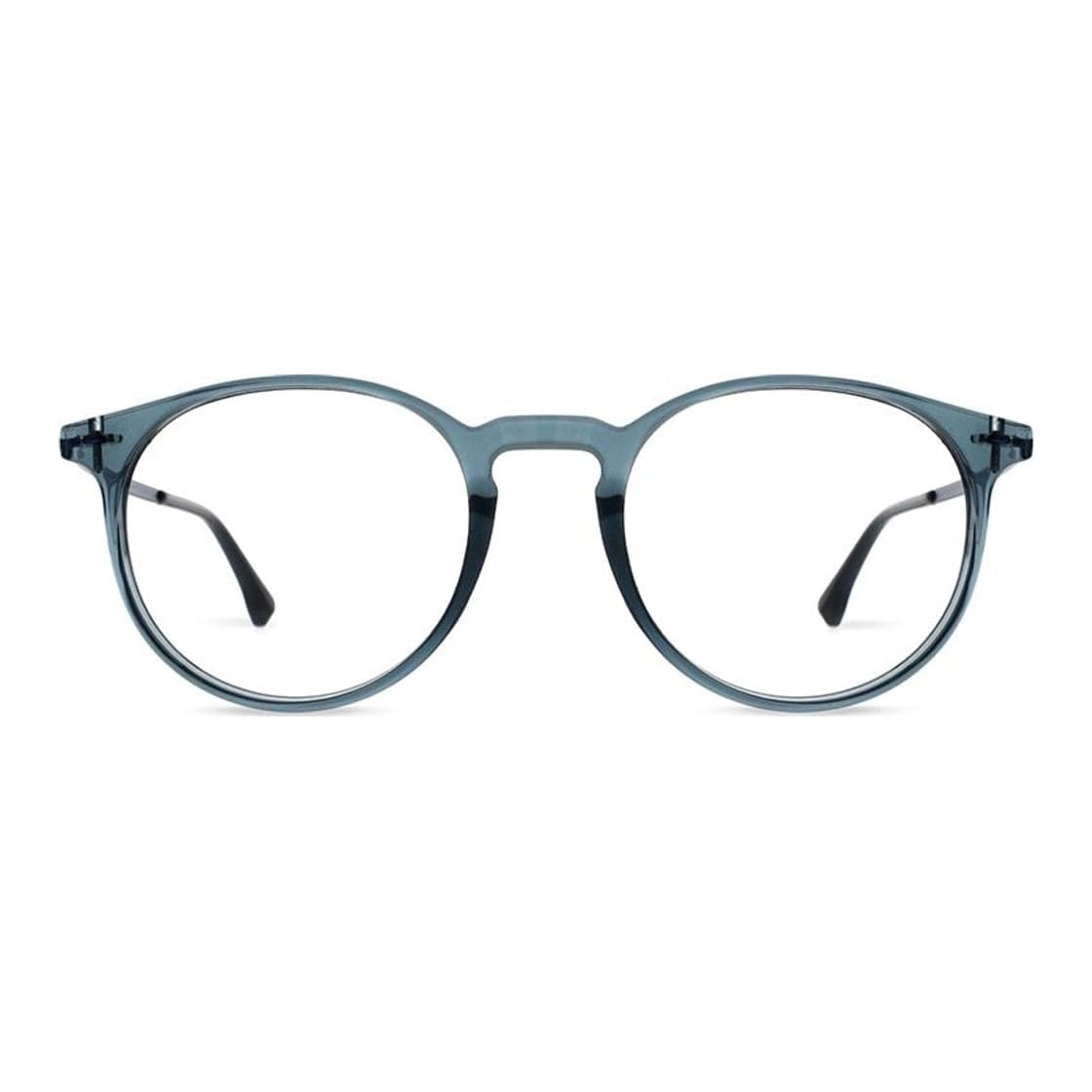 Armazón de receta Vulk Clems STEELBLUE-BLUE OPTICS*, armazón de g-flex | bisagra integrada. patilla de acero inoxidable con terminal de goma ajustable