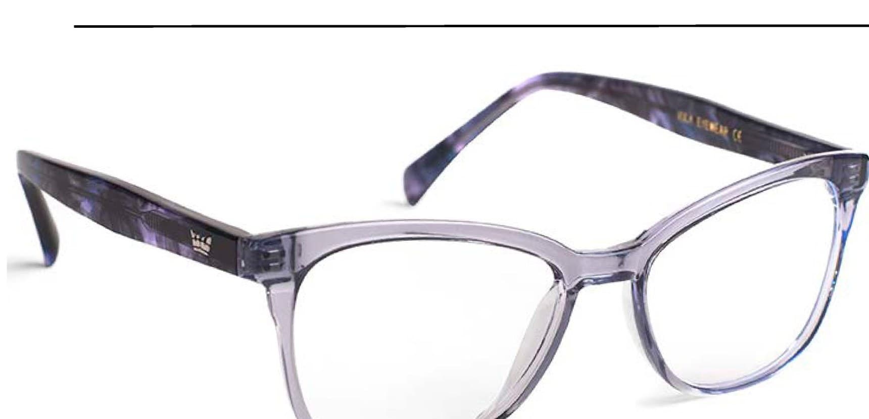 Armazón de receta Vulk Ellips GREY OP B CUT (BCT), armazón de g-flex, patillas de acetato