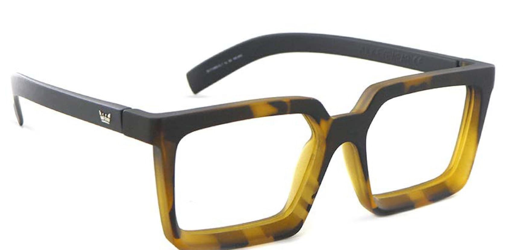 Armazón de receta Vulk Dieven MDEMI-MBLK OPTICS *, armazón de g-flex, bisagras plásticas ultra liviano