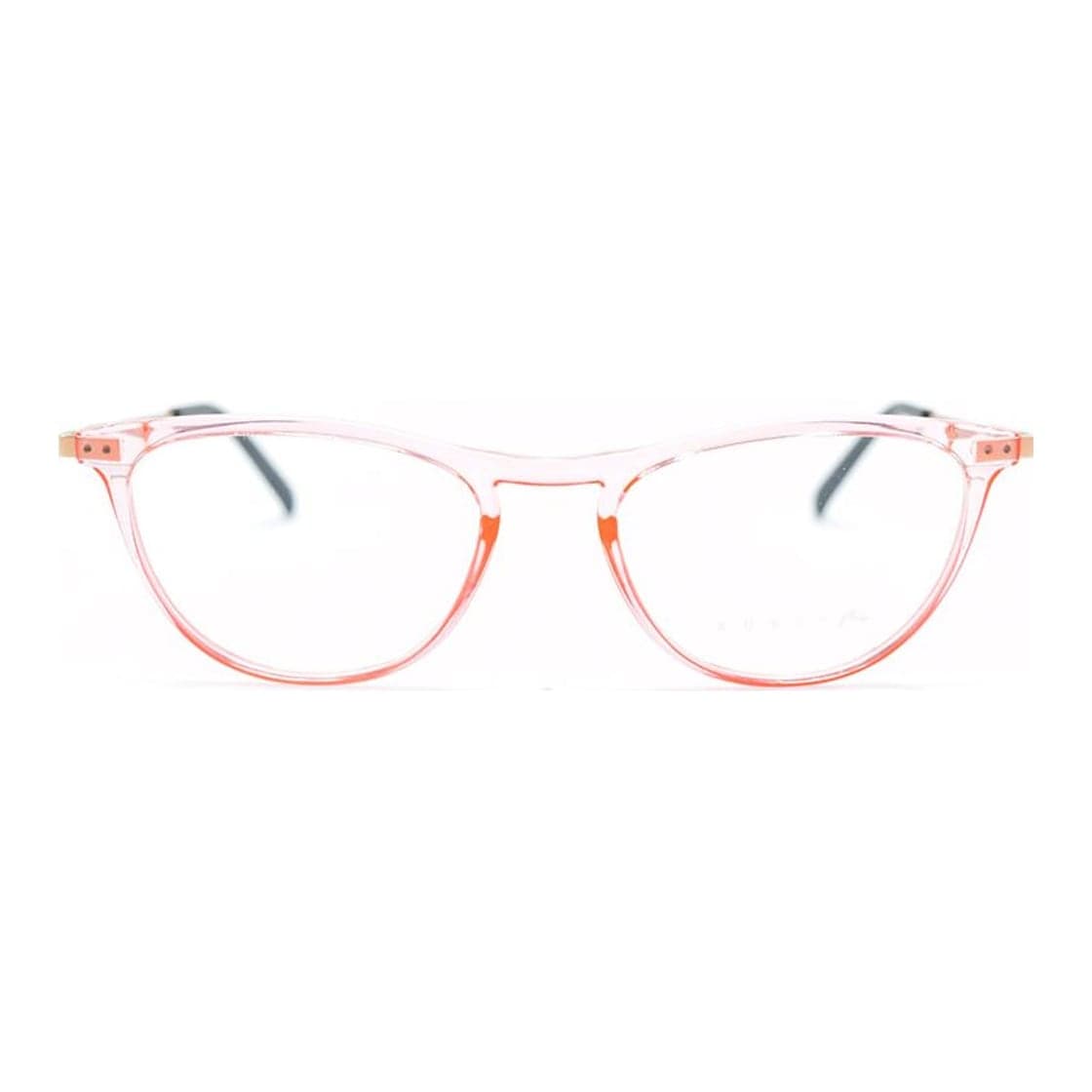 Armazón de receta Rusty Indie 275-068 OPTICAL, armazón de g-flex, patillas de metal con terminales de acetato hechas a mano