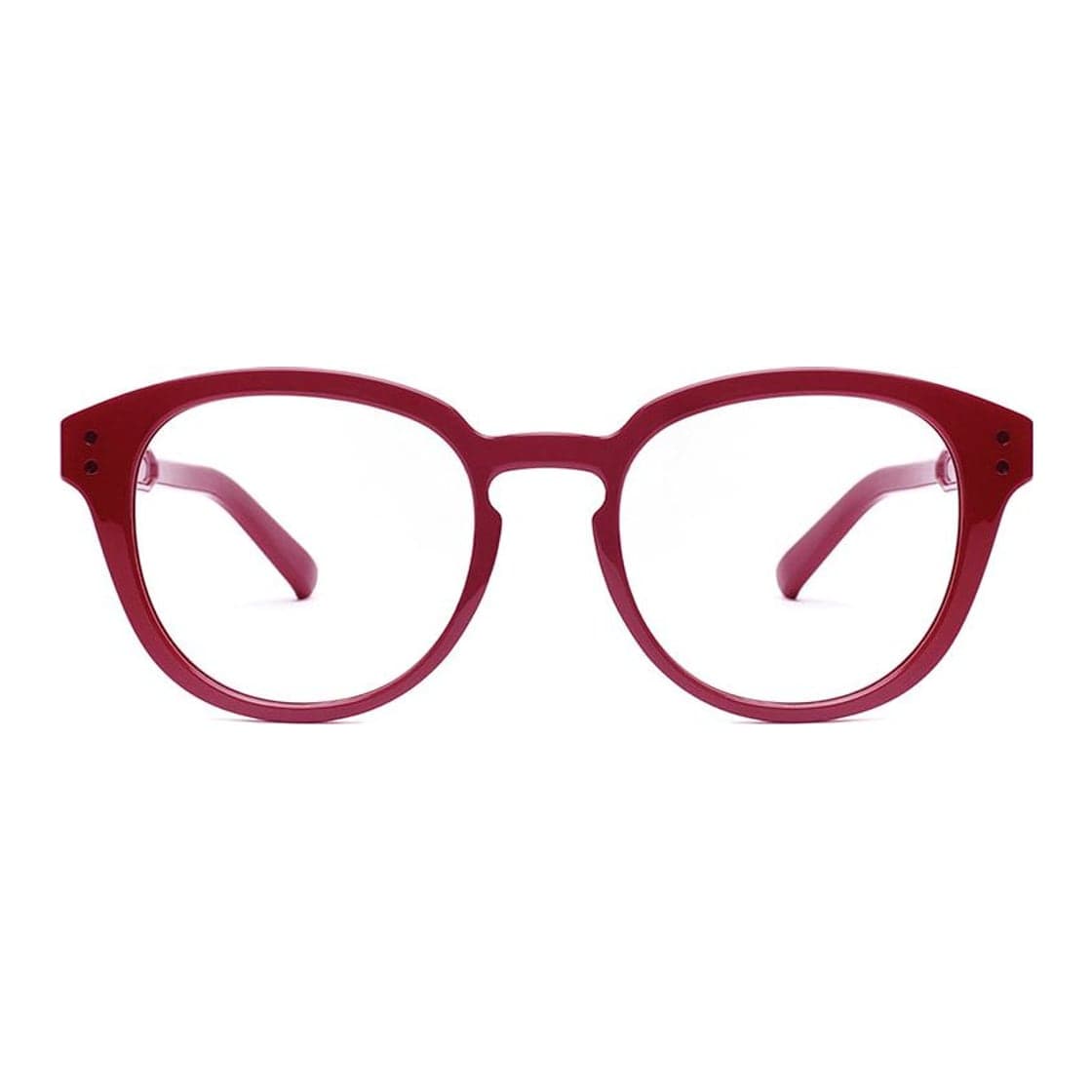Armazón de receta Vulk Velif DARK RED OPTICS *, armazón de g-flex, sistema de bisagras flexo