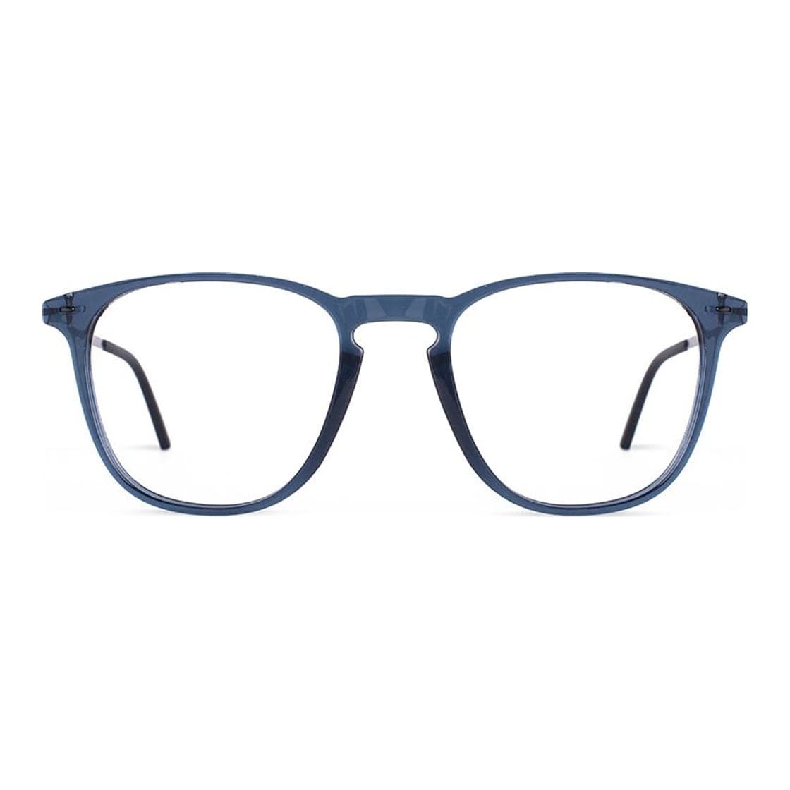 Armazón de receta Vulk Peigs SMOKE BLUE-GUN OPTICS *, armazón de g-flex con bisagra integrada, patilla de acero inoxidable con terminal de goma ajustable