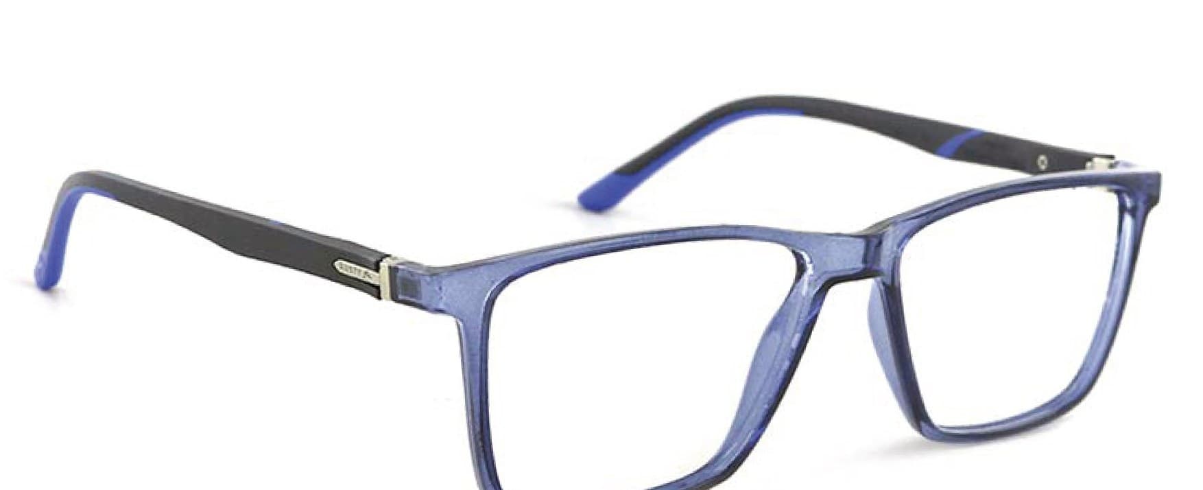 Armazón de receta Rusty Pro25 PRUSSIAN BLUE-BLKBLUE OPTICAL*, armazón de g-flex con patillas flexibles