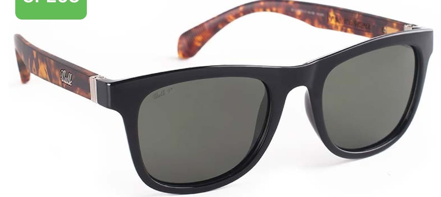 Anteojos de sol Vulk Disarn SBLK-MDEMI/G15 POL. *, armazón de g-flex con sistema de bisagras flexo