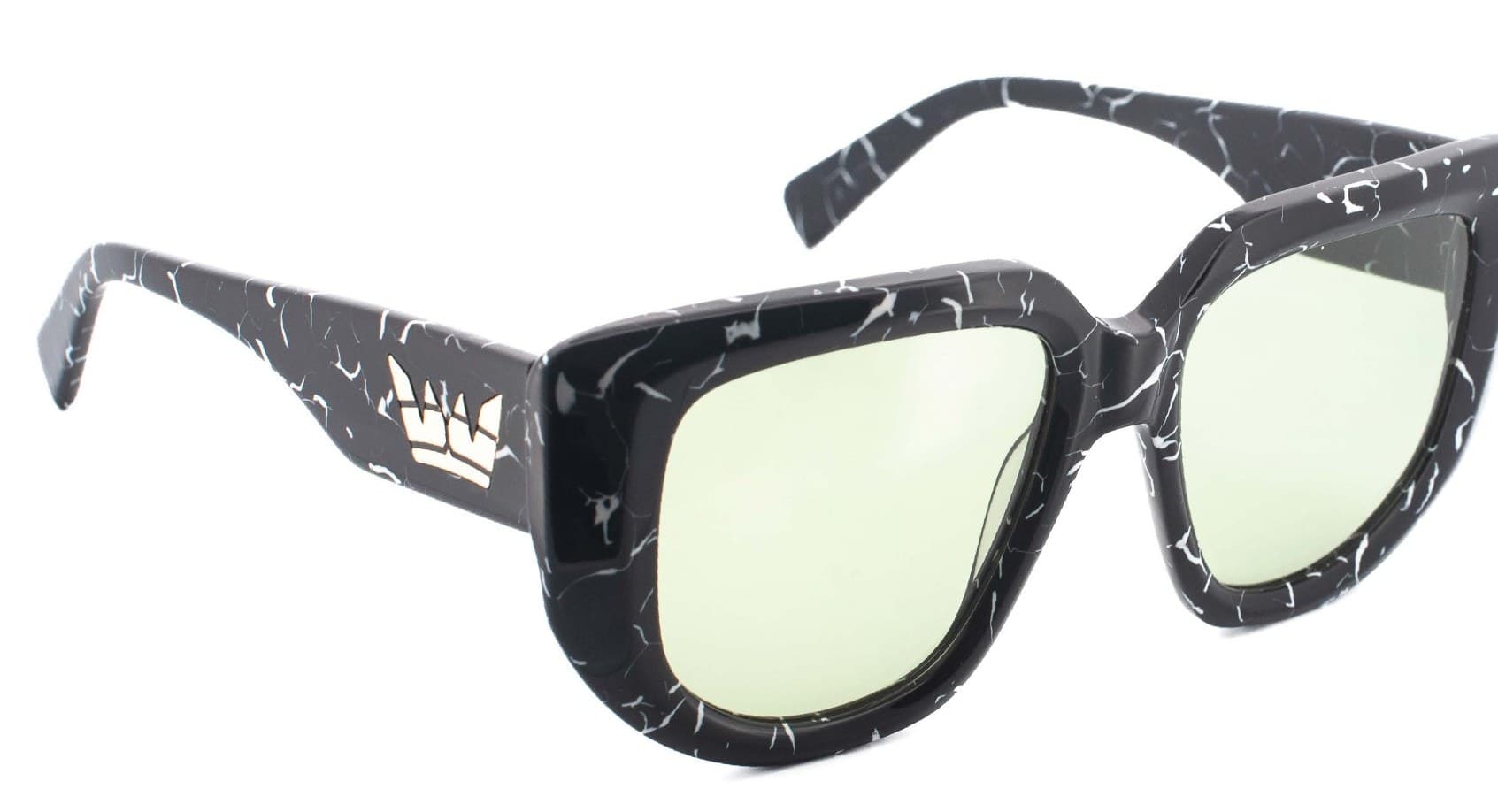 Anteojos de sol Vulk Drosst C1, armazón de acetato biodegradable con bisagras de acero inoxidable