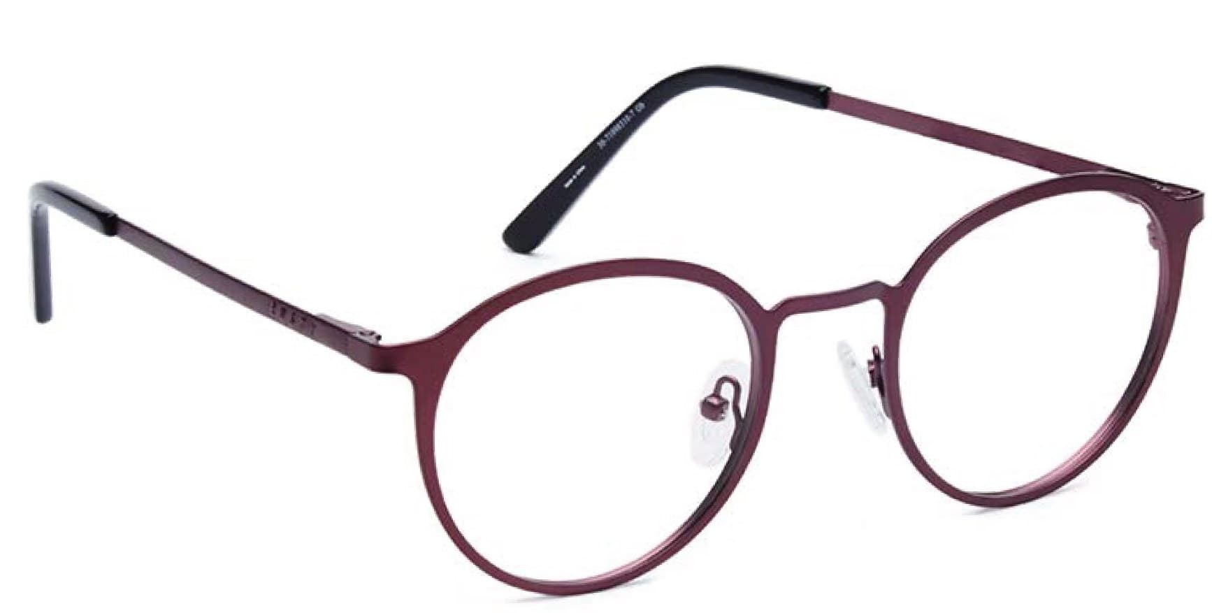 Armazón de receta Rusty Ther M033 OP B CUT (BCT), armazón de metal, patillas de metal con terminales de acetato hechas a mano