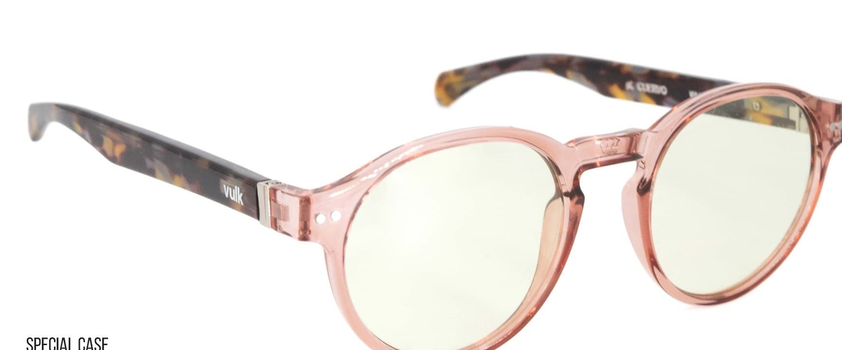 Anteojos de sol Vulk Vxc L.PINK/BLUE BLOCK *, armazón de g-flex con patillas de acetato y bisagra flex