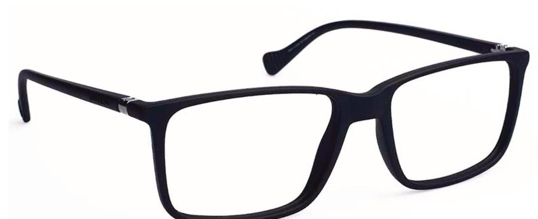 Armazón de receta Rusty R-Cy 02 MBLK OPTICAL, armazón reciclado, bisagra metálica