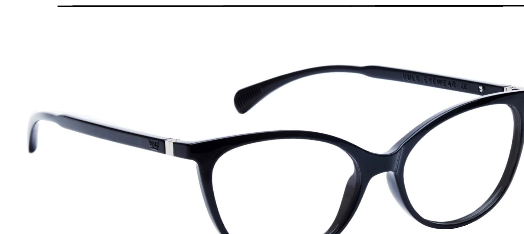 Armazón de receta Vulk Yenosid SBLK OPTICS *, armazón de g-flex con sistema de bisagras flexo