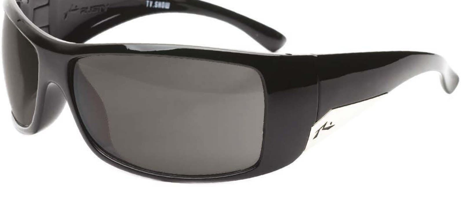 Anteojos de sol Rusty Tv SHOW SBLK S10 POLARIZED, armazón de g-flex |