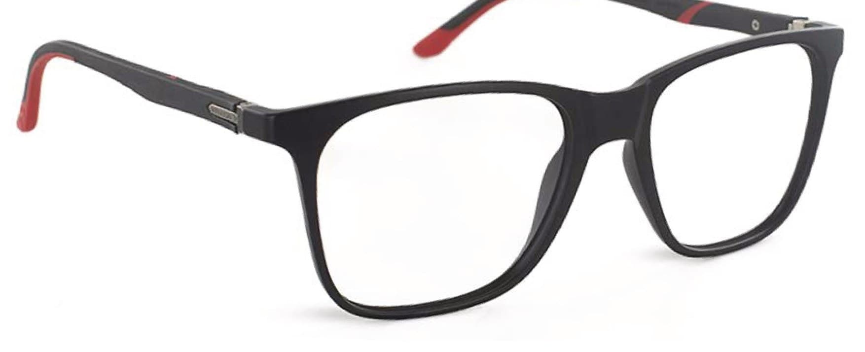 Armazón de receta Rusty Pro24 MBLK-BLKRED OPTICAL *, armazón de g-flex con patillas flexibles