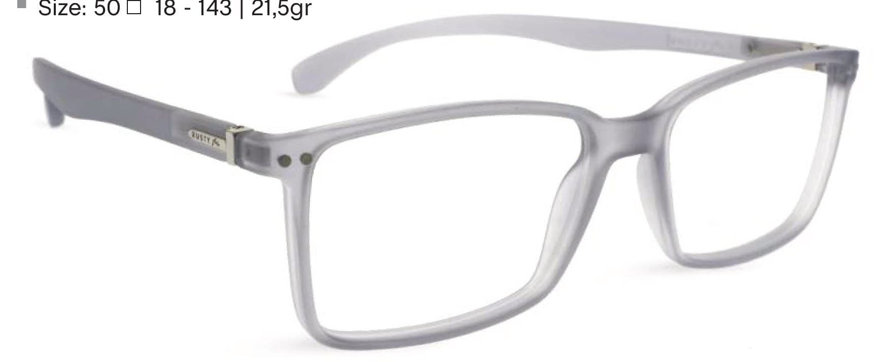 Armazón de receta Rusty Vestyc MGREY OPTICAL *, armazón de g-flex con patillas flexibles