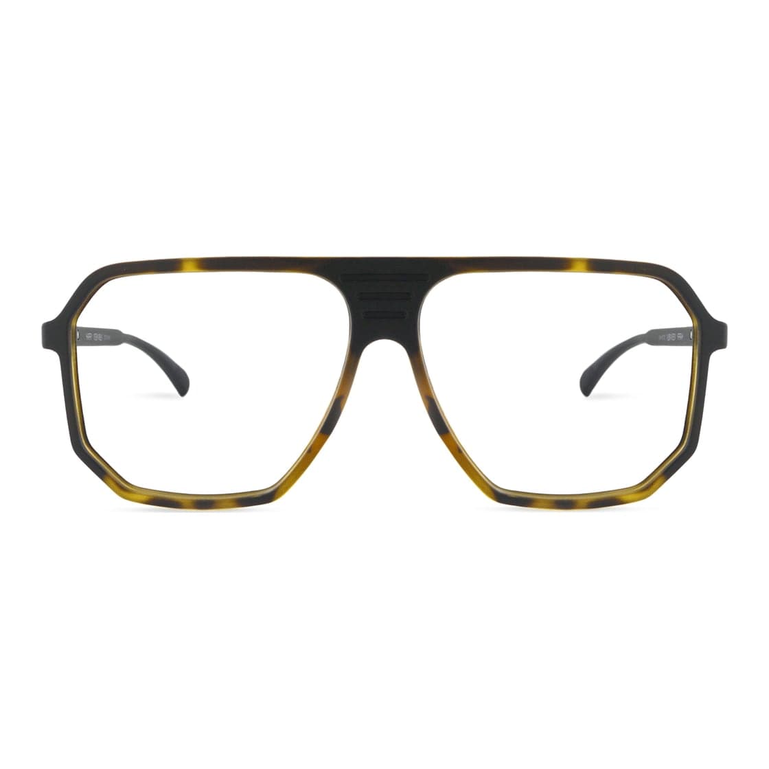 Armazón de receta Vulk Harry MDEMI-MBLK OPTICS *, armazón de g-flex, sistema de bisagras flexo