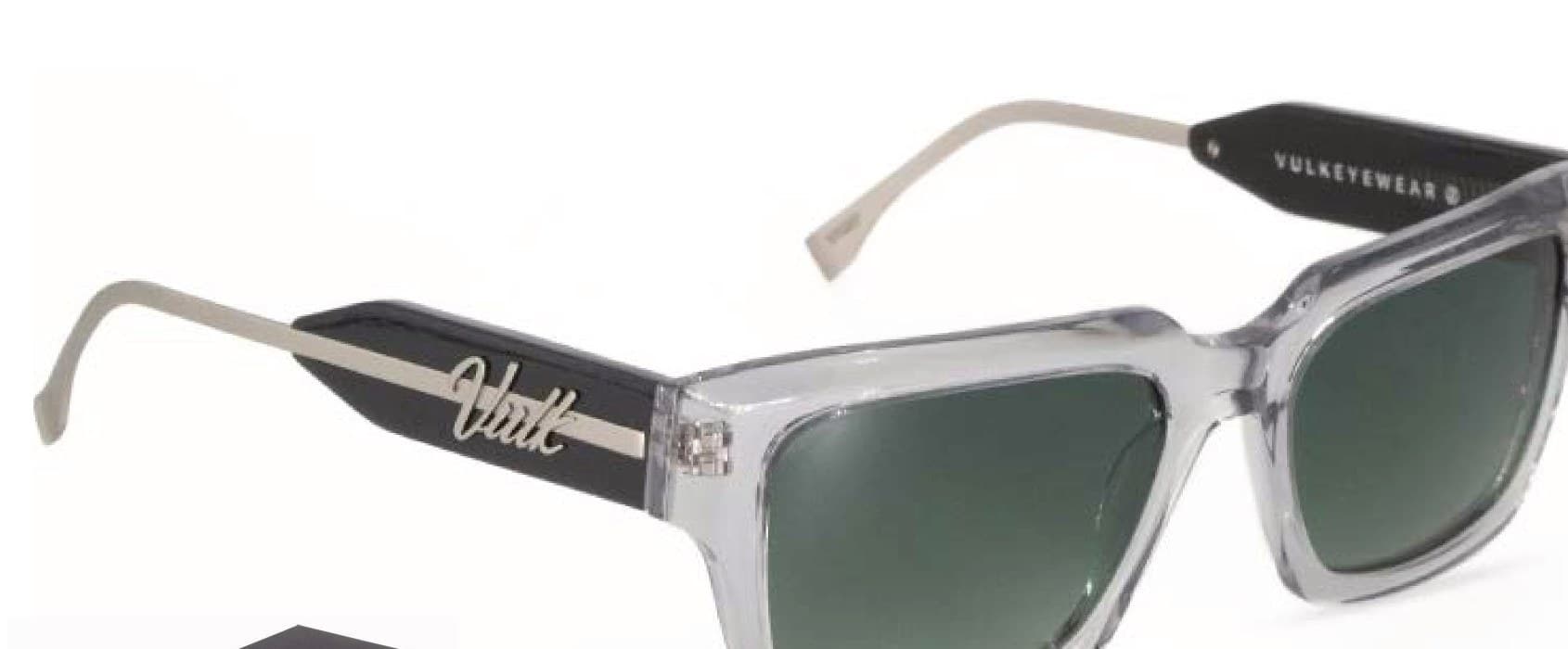 Anteojos de sol Vulk Do LIGHT C3 P (BCT), armazón de acetato con patillas combinadas en acetato y metal