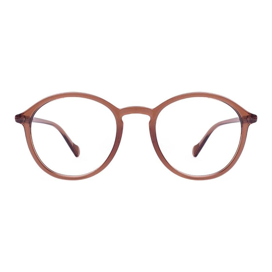 Armazón de receta Rusty R-Cy 01 L ORANGE OP B CUT (BCT), r-cy 01 - armazón reciclado | bisagra metálica