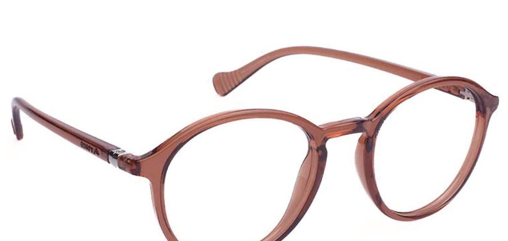 Armazón de receta Rusty R-Cy 01 L ORANGE OP B CUT (BCT), r-cy 01 - armazón reciclado | bisagra metálica