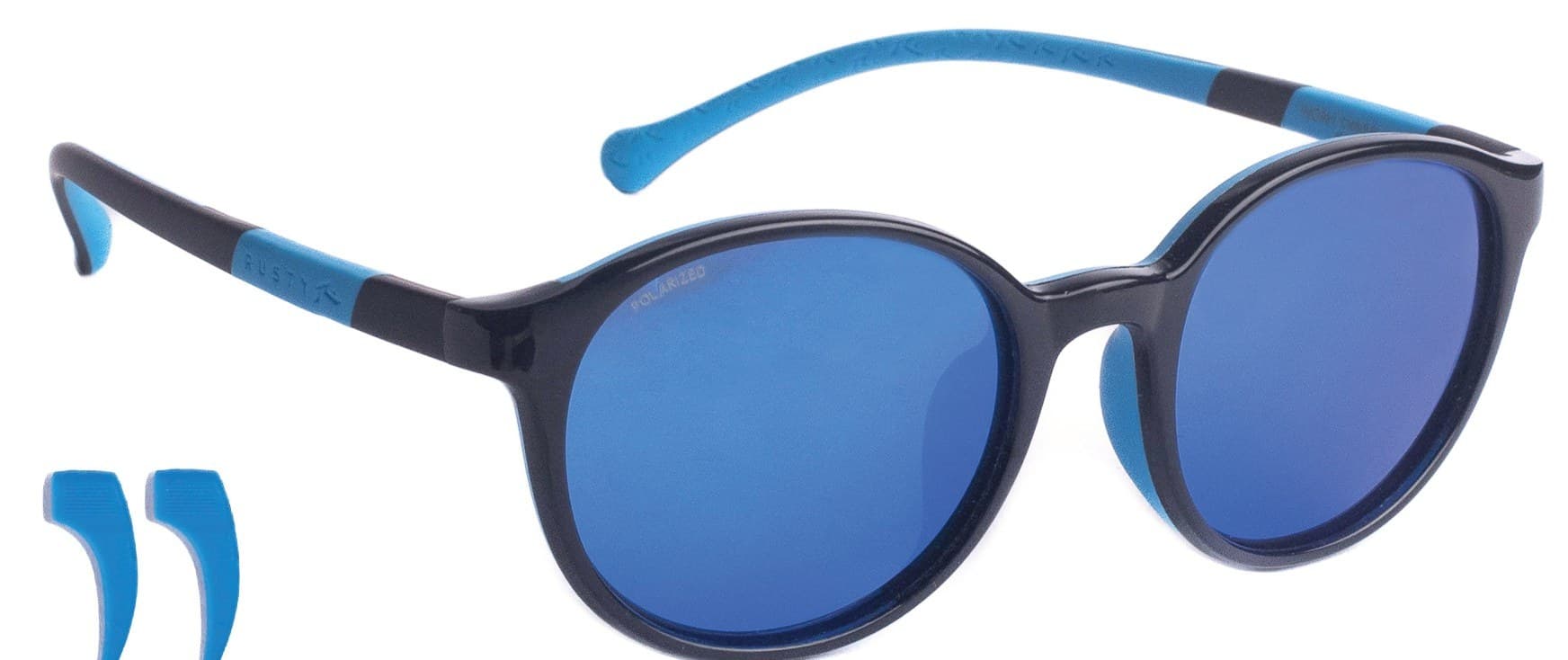 Anteojos de sol Rusty Woah C168/R.BLUE POL. TWEENS, armazón de grilamidc con goma | patilla de goma ajustable