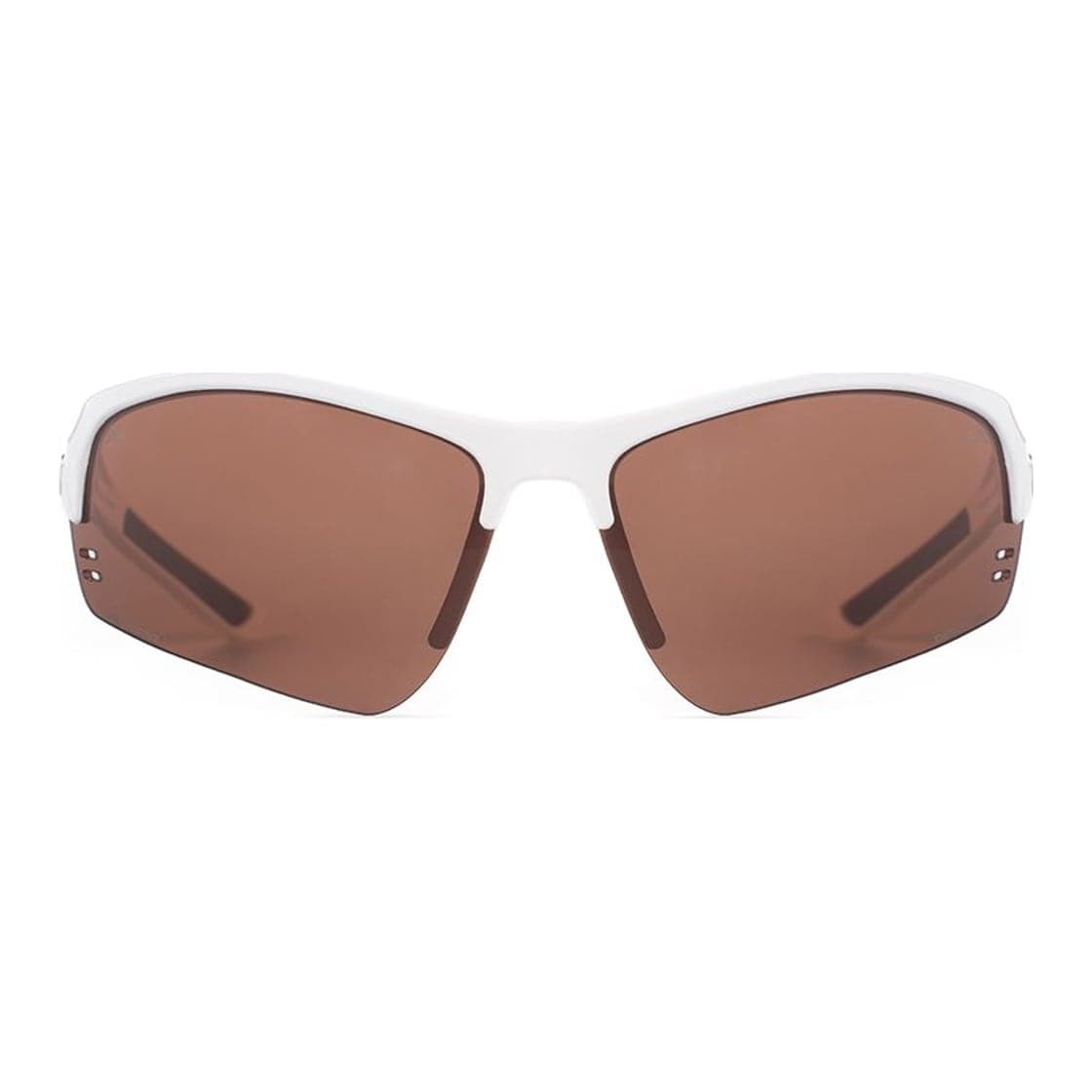 Anteojos de sol Rusty Feeled WHITE/BROWN *, armazón de g-flex con ventilación de aire