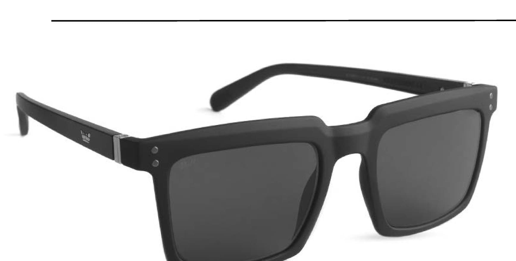 Anteojos de sol Vulk Sai PAS MBLK/S10 POL.*, armazón de g-flex con sistema de bisagras flexo