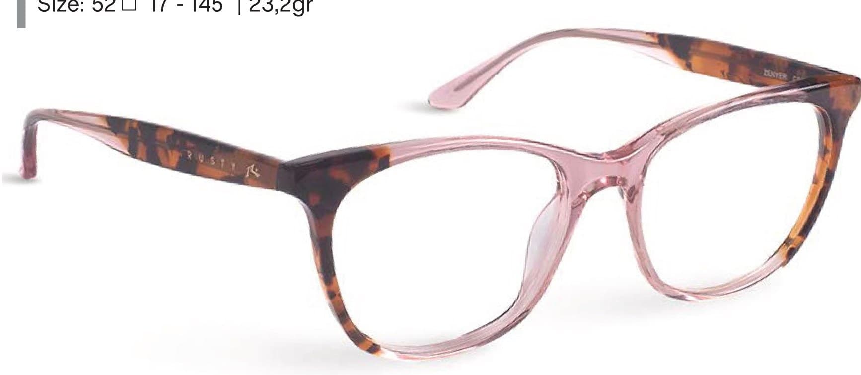 Armazón de receta Rusty Zenyer C1 OP B CUT (BCT), armazón de acetato laminado hecho a mano
