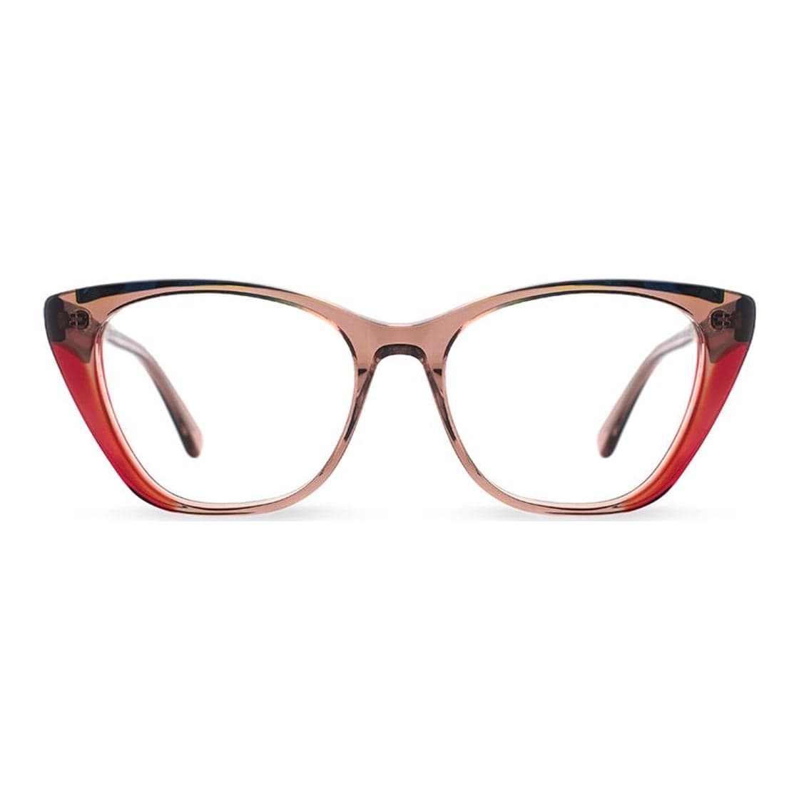 Armazón de receta Rusty Rolle C1 B CUT, armazón de acetato laminado hecho a mano