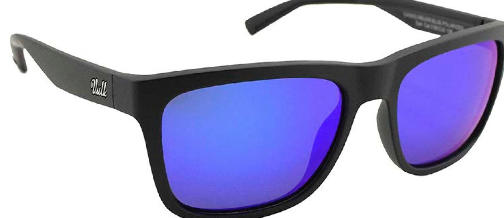 Anteojos de sol Vulk Damag MBLK/REVO BLUE POLARIZED, armazón de grilamid, patillas de grilamid
