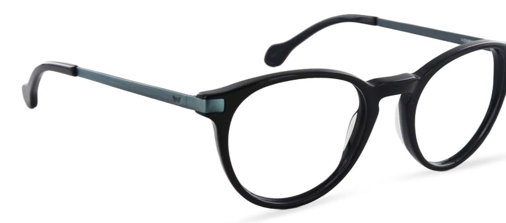 Armazón de receta Vulk Henry XL C4 OP B CUT (BCT), armazón de acetato, patillas de metal con terminal de acetato hecho a mano