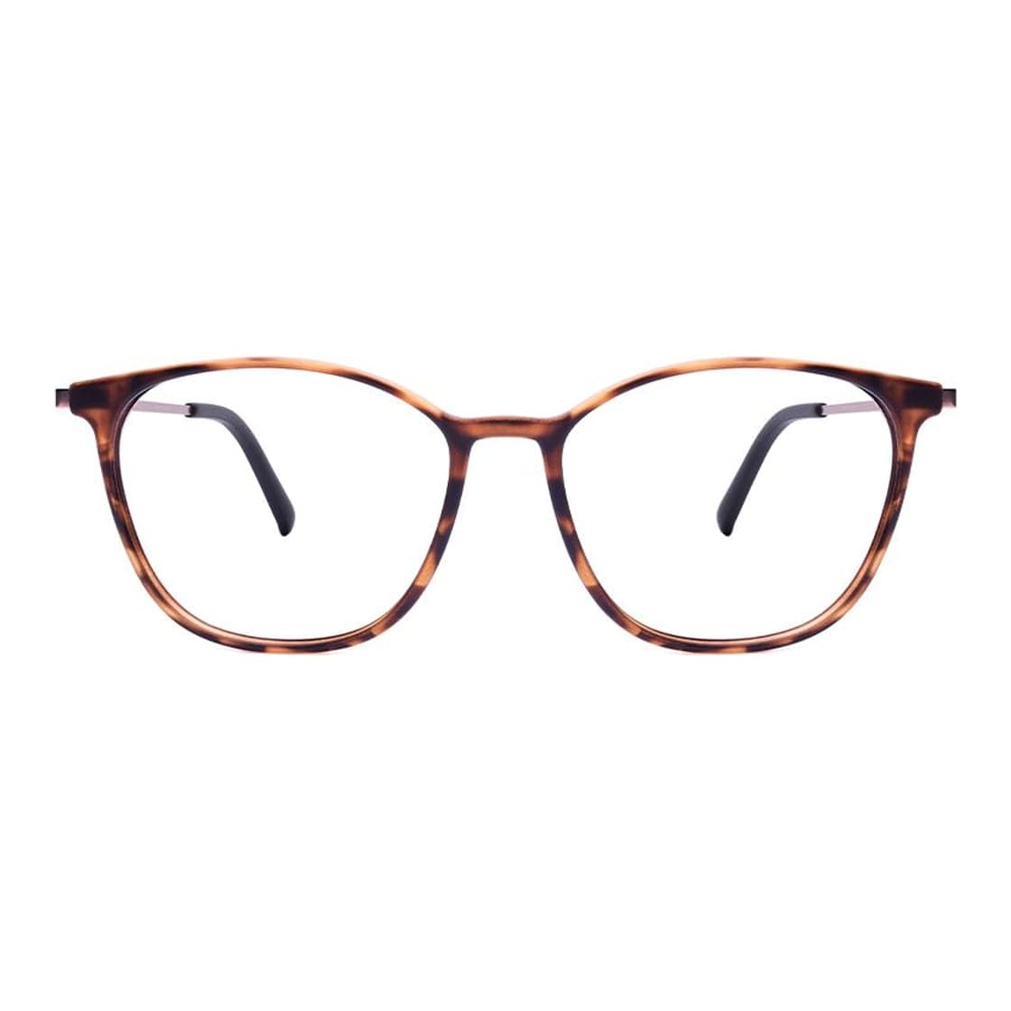 Armazón de receta Rusty Opposit MDEMI-068 OPTICAL *, armazón de g-flex, patillas de metal con terminales de acetato hechas a mano